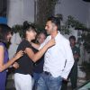 Arjun Rampal Snapped with Models from his Ramp days at Olive in Bandra