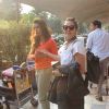 Neha Dhupia spotted at Airport!