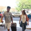 Hazel Keech with Angad Bedi Snapped at Airport