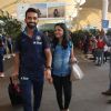 Ajinkya Rahane Snapped at Airport