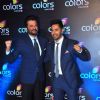 Anil Kapor and Varun Dhawan at Colors TV's Red Carpet Event