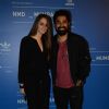 Ranvijay Singh with Priyanka Vohra at Adidas Launch