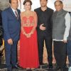 Dharmendra Singh Deol and Dia Mirza at Celebration of Completion of the film 'Salam Mumbai'
