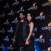 Suyyash Rai with Kishwer Merchant at Colors TV's Red Carpet Event