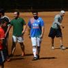 Dino Morea and Raj Kundra Snapped Playing Football