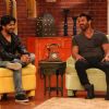 Singer Ankit Tiwari with John Abraham for Rocky Handsome Promotions in Comedy Nights Live