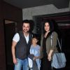Sanjay Kapoor with family at Special Screening of Batman V Superman