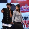 Ileana Shakes a leg with Benny Dayal at Launch event of 'Reliance Trends' Concept Store