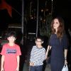 Sussanne Khan Snapped with her Kids!