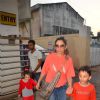 Manyata Dutt : Manyata Dutt with kids Iqra Dutt and Shahraan Dutt