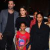 Sunny Leone Poses with fans post Party at Aamir Khan's Residence