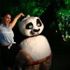 Jacqueline Fernandes Meets Kung Fu Panda's PO