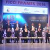 Mukesh Ambani, Ramesh Sippy and Aditi Rao Hydari at FICCI Frames Event