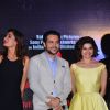 Emraan, Prachi and Lara are all smiles at Azhar Trailer Launch