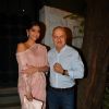 Sonam Kapoor and Anupam Kher were snapped at their Family's Dinner Bash