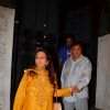David Dhawan was spotted with Wife at Kapoor and Kher Family's Dinner Bash