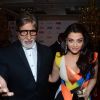 Aishwarya Rai Bachchan and Amitabh Bachchan at 'Hello! Hall of Fame' Awards
