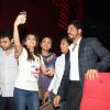 Shah Rukh Khan clicks selfie with fans at Press Meet of 'Fan' in Noida