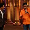 Manoj Bajpayee with Mubeen Saudagar during Promotions of 'Traffic' on Comedy Nights Bachao