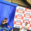 Varun Dhawan shows his skills at Promotions of Marvel's Captain America