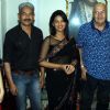 Atul Kulkarni, Bappi Lahiri and Prem Chopra at Mahurat of Film Sayonara Phir Milenge at Lahiri House