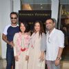 Rohit Roy & Mansi Joshi with Mayank Anand & Shraddha Nigam at Abu Jani Sandeep Khosla's store launch