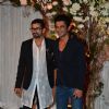 Vishal Singh and Sunil Grover at Karan - Bipasha's Star Studded Wedding Reception