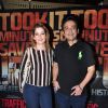 Adnan Sami with his wife Roya Faryabi at Special Screening Of 'Traffic'
