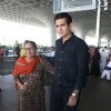 Omung Kumar with Sarabjit's sister Dalbir Kaur Snapped at Airport