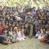 Amitabh Bachchan : Amitabh Bachchan shoots with deaf and mute children for TE3N