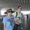 Preity Zinta with Husband Gene Goodenough Snapped at Airport