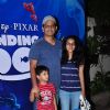 Actor Nasir Khan  with kids at Special Screening of 'Finding Dory'
