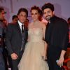Shah Rukh Khan, Neha Dhupia and Hussain Kuwajerwala at D'Decor Event