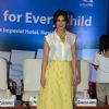 Priyanka Chopra posing at 'Fair Start Campaign' by UNICEF