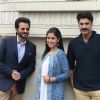 Anil Kapoor, Sikander Kher & Sakshi Tanwar poses for media at Promotions of '24 Season 2' Show