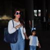 Airport Scenes: Twinkle Khanna returns from her holiday with daughter Nitara