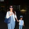 Airport Scenes: Twinkle Khanna with Daughter Nitara!