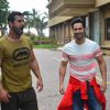 Handsome Hunks Varun Dhawan and John Abraham Promotes 'Dishoom'