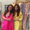 Twinkle Khanna and Dimple Kapadia at Unveiling of New Collection at ABU-SANDEEP's Fantastique!