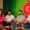 Riteish, Urvashi, Vivek and Aftab at Press meet of 'Grand Masti' on Piracy Issue