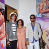 Irrfan Khan with son Babil and wife Sutapa Sikdar at Screening of movie 'Madaari'