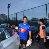 Raj Kundra snapped at soccer match