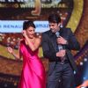 Manish Paul and Jacqueline Fernandes performing on the sets of 'Jhalak Dikhlaa Jaa'