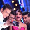 Celebs clicking selfie on the sets of 'Jhalak Dikhlaa Jaa'