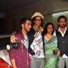 Irrfan Khan with his wife and son at the special screening of 'Madaari'