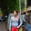 Tiger Shroff snapped outside his gym