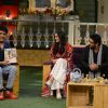 Arshad, Kapil and Maria on the sets of Kapil Sharma