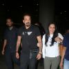 Actor Sanjay Dutt with Manyata Dutt spotted at airport!