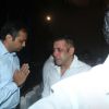 Salman Khan at prayer meet of  Rajat Barjatya