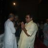 Subhash Ghai and Sooraj Barjatya at prayer meet of  Rajat Barjatya